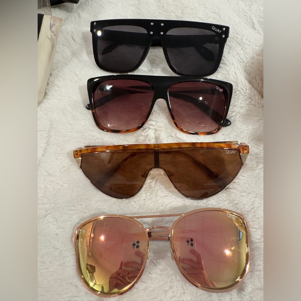 Bundle of 4: Quay Australia Sunglasses
